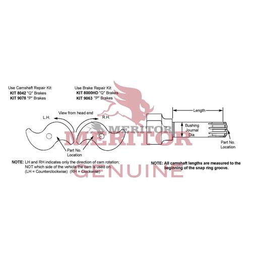Meritor - ROC2210N5656 - 2210N5656