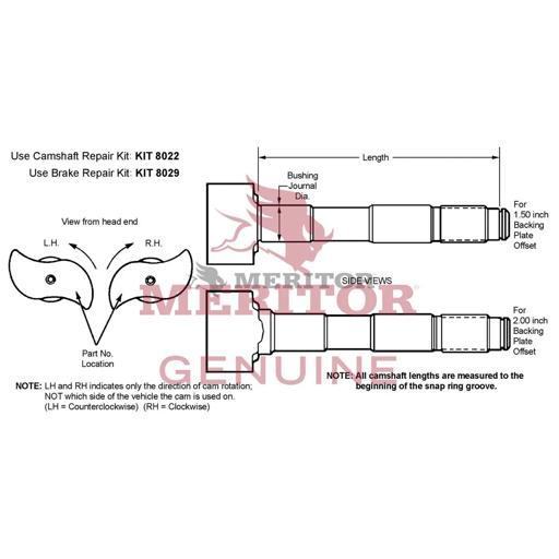 Meritor - ROC2210L6746 - 2210L6746