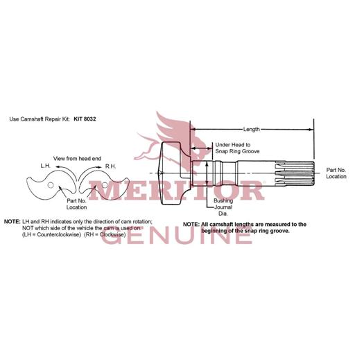Meritor - ROC2210H8432 - 2210H8432