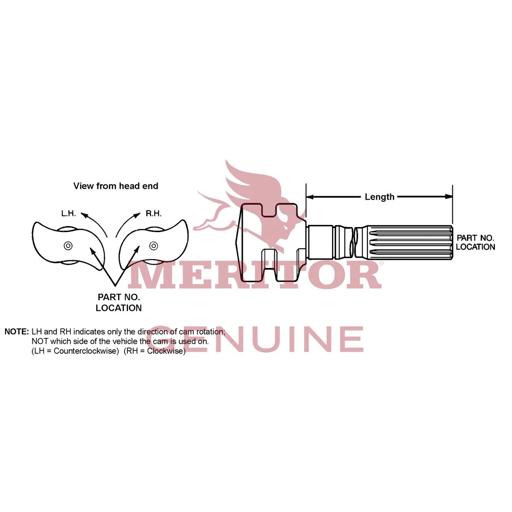 Meritor - ROC2210A5201 - 2210A5201