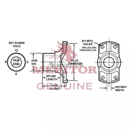 Meritor - ROC58WBYR3234 - 58WBYR3234