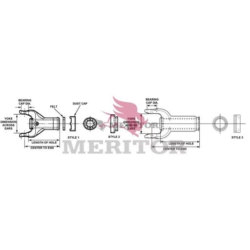 Meritor - ROC148NLS26DC - 148NLS26DC