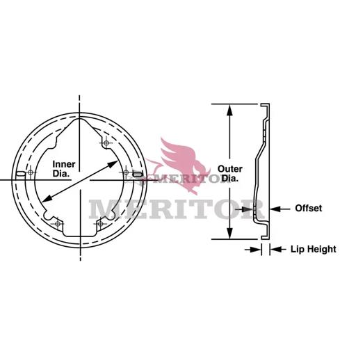 Meritor - ROC3264G1281 - 3264G1281