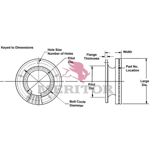 Meritor - ROC3218X1116 - 3218X1116