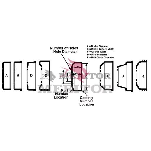 Meritor - ROC3219T5038 - 3219T5038