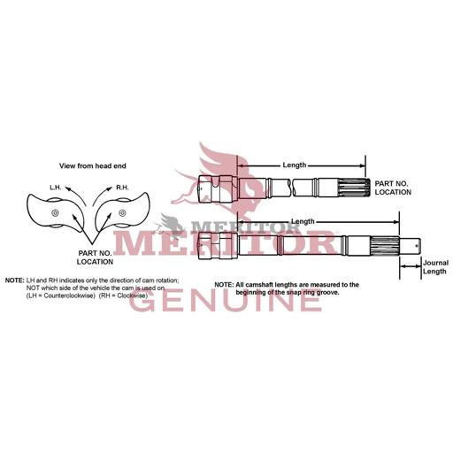 Meritor - ROC2810L428 - 2810L428
