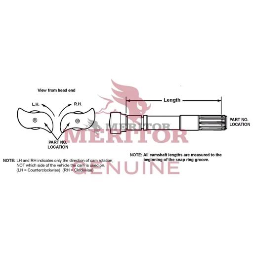 Meritor - ROC2210Z6396 - 2210Z6396