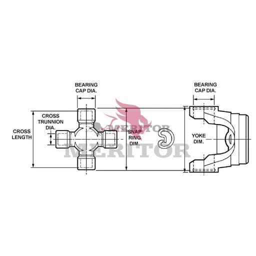 Meritor - ROCGCP308X - GCP308X