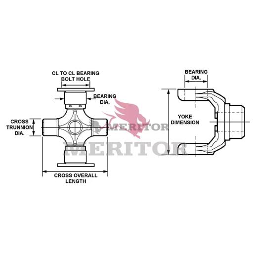 Meritor - ROCGCP115X - GCP115X