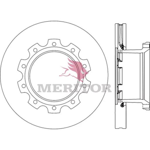 Meritor - ROCM44D76613 - M44D76613