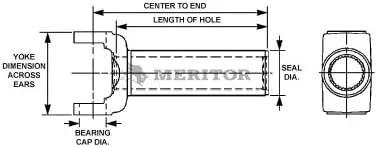 Meritor - ROCR3R36081X - R3R36081X