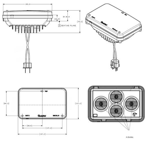 Truck-Lite - TRL37645C - 37645C