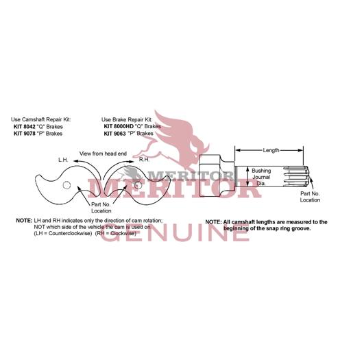 Meritor - ROC2210H5390 - 2210H5390